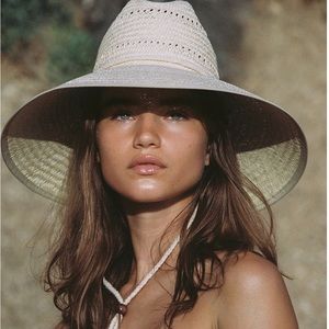 Lack of Color - the Vista straw hat in white